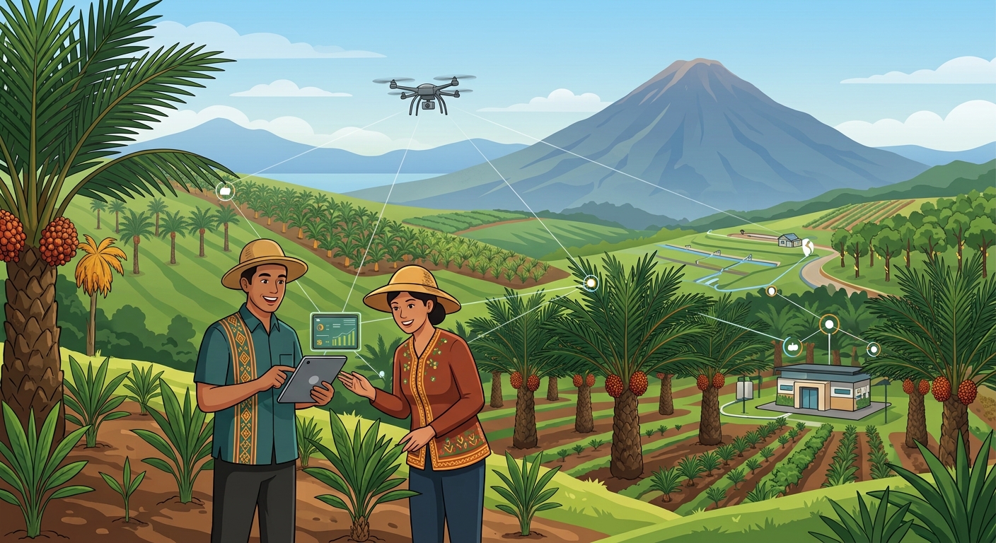 Ilustrasi Perkebunan Sumatera Utara
